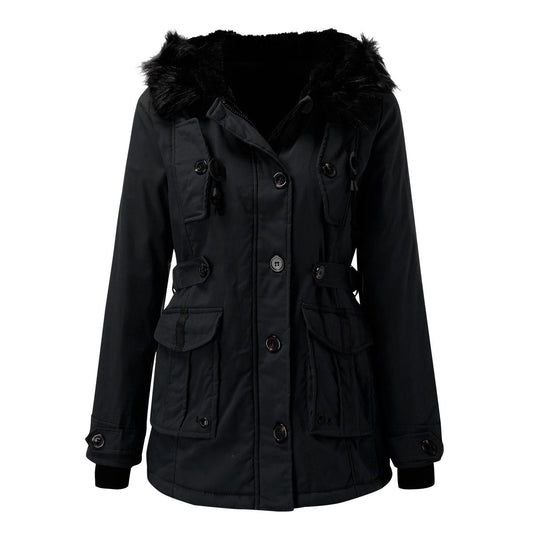 WW | Eleganter Winter Parka mit Kunstfellkapuze