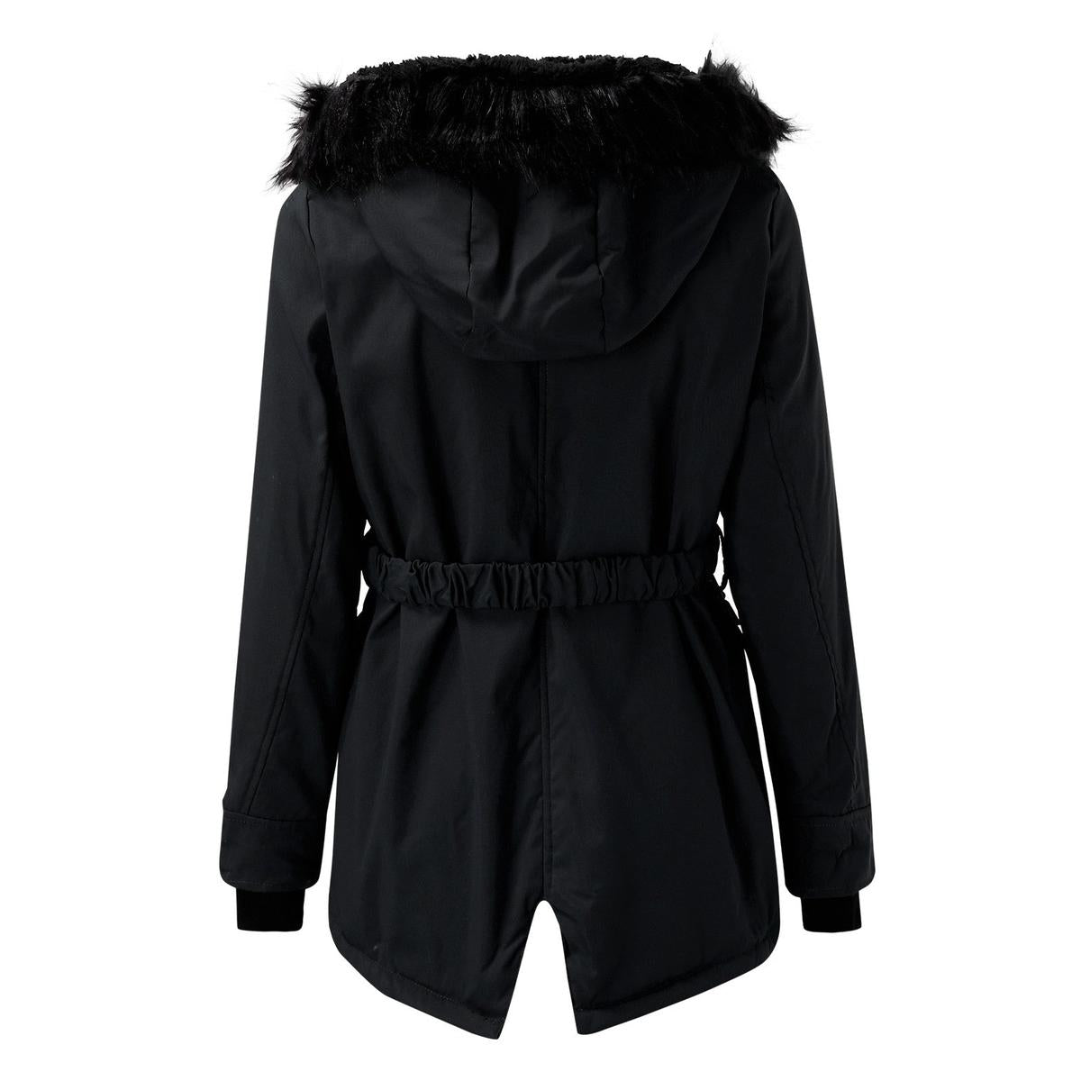 WW | Eleganter Winter Parka mit Kunstfellkapuze