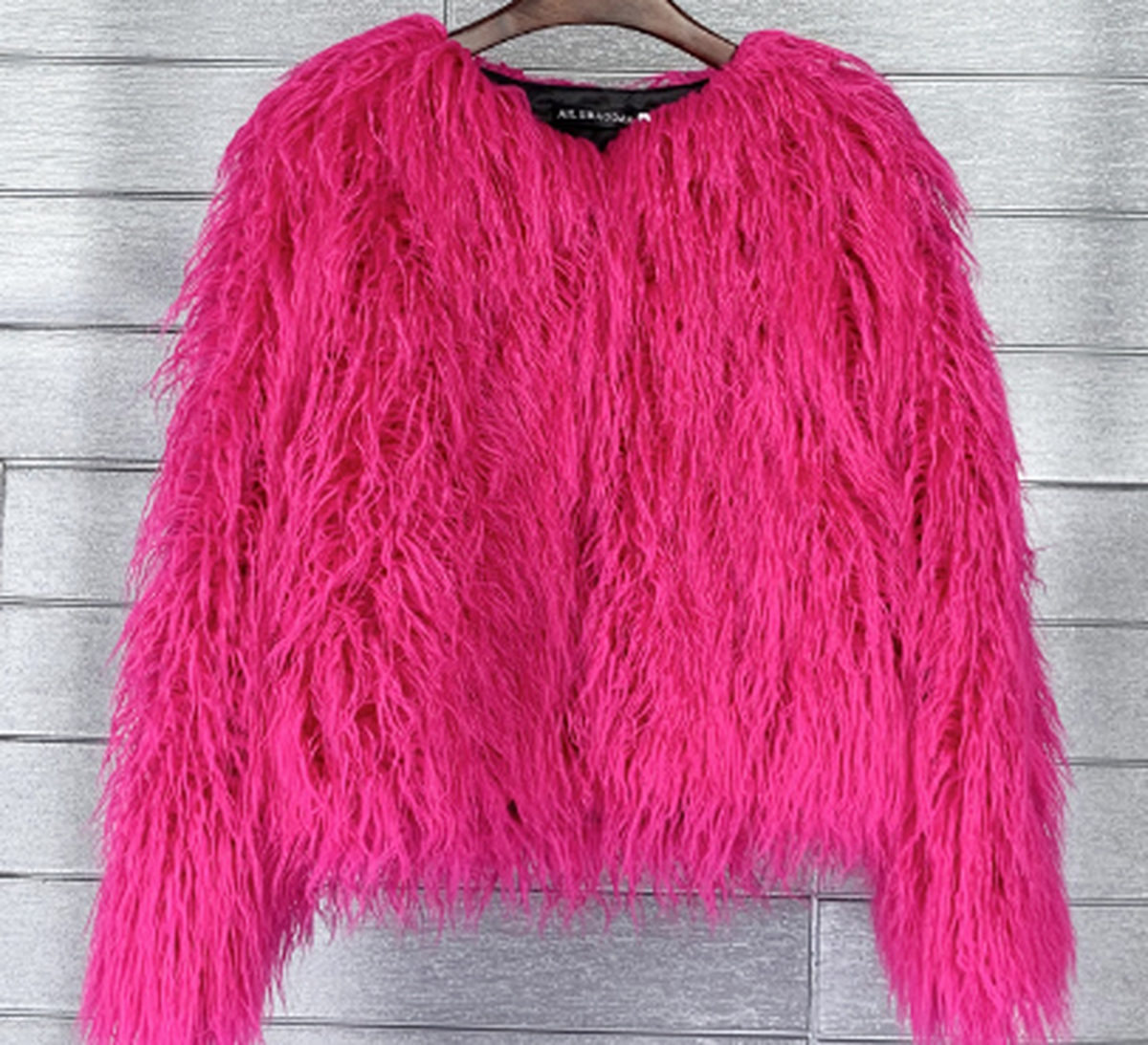 WW | Eleganter Damen Kunstpelzmantel Für Den Winter