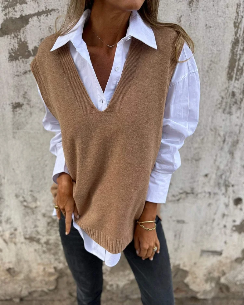 WW | Elegant Women's Vest Luxury Knit for Effortless Layering