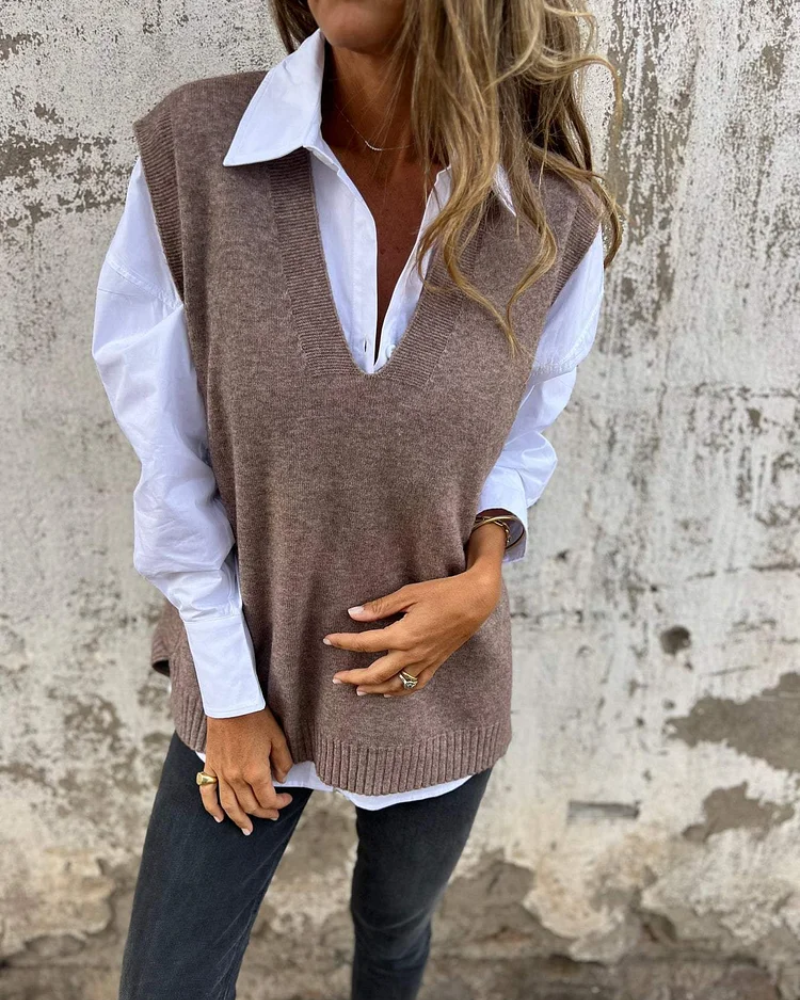 WW | Elegant Women's Vest Luxury Knit for Effortless Layering