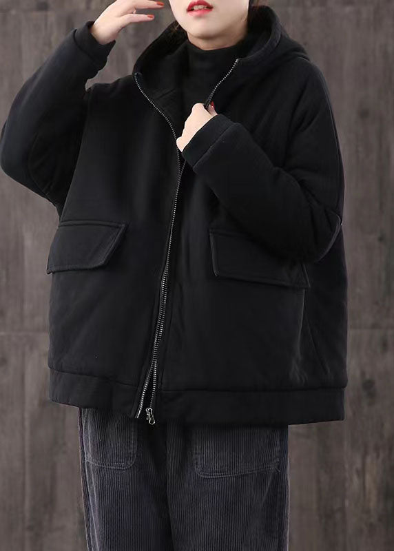 WW | lässige Winterjacke Patchwork Mäntel rot kurz mit Kapuze Übermantel