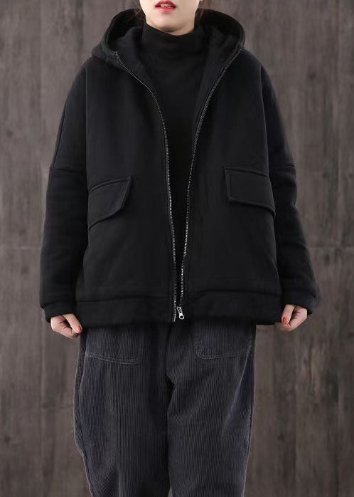 WW | lässige Winterjacke Patchwork Mäntel rot kurz mit Kapuze Übermantel