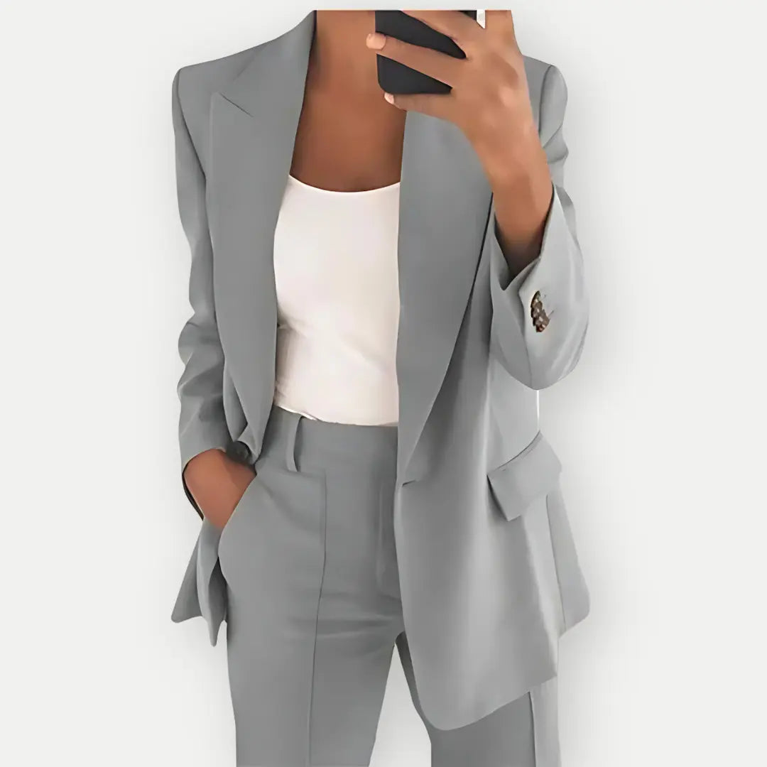 WW | Blazer and Pants Set - Women's Clothing