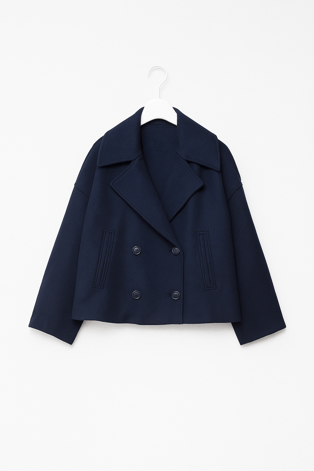 WW | Elegant Women's Winter Jacket with Double-Breasted Button Closure