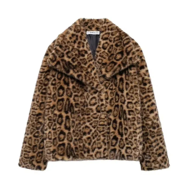 WW | Damenmantel Winter - Langer Faux-Fellmantel