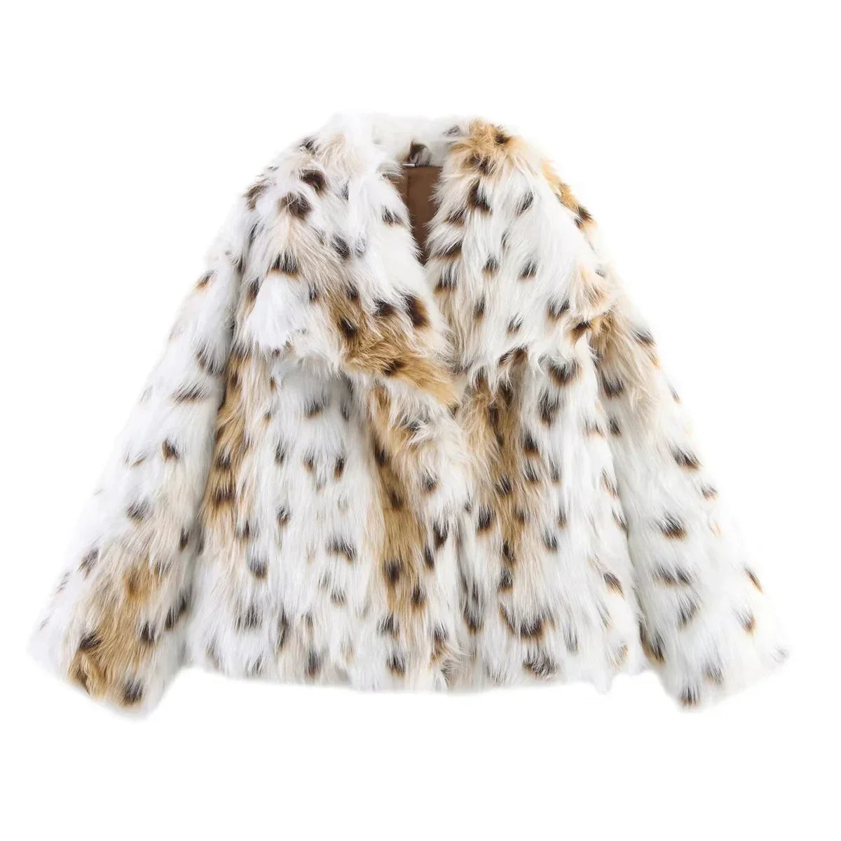 WW | Damenmantel Winter - Langer Faux-Fellmantel