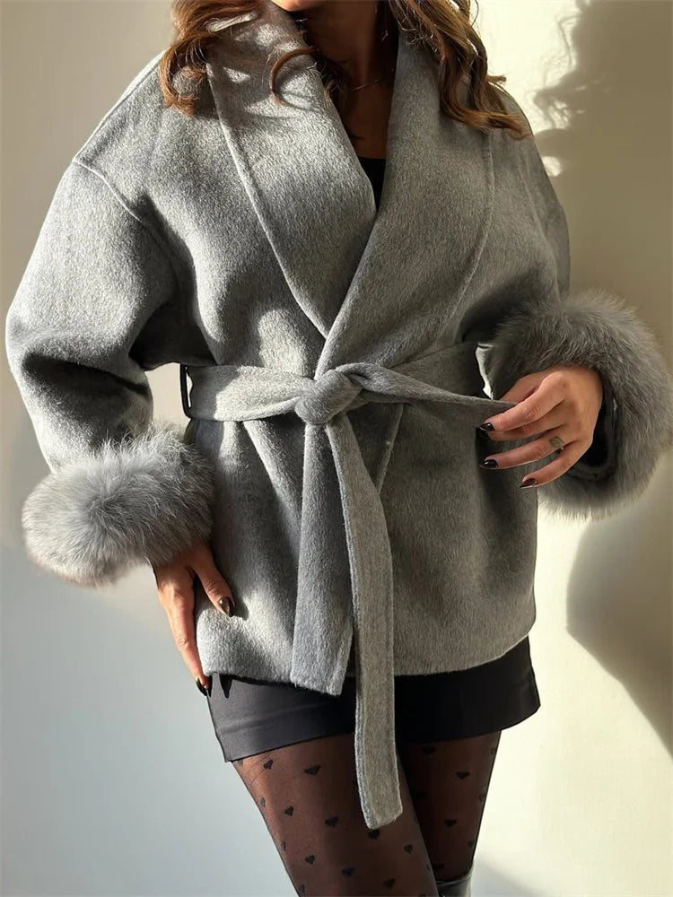WW | Wendbare Wolljacke - Damen Winterjacke