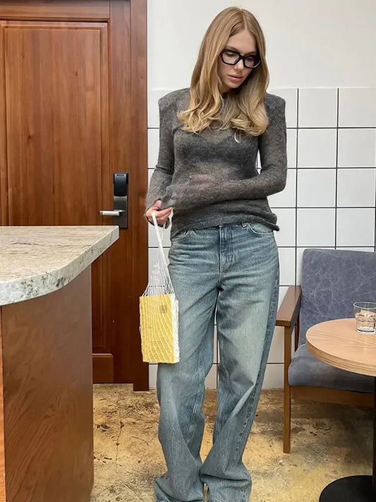 WW | Eleganter Damenpullover mit Rundhalsausschnitt