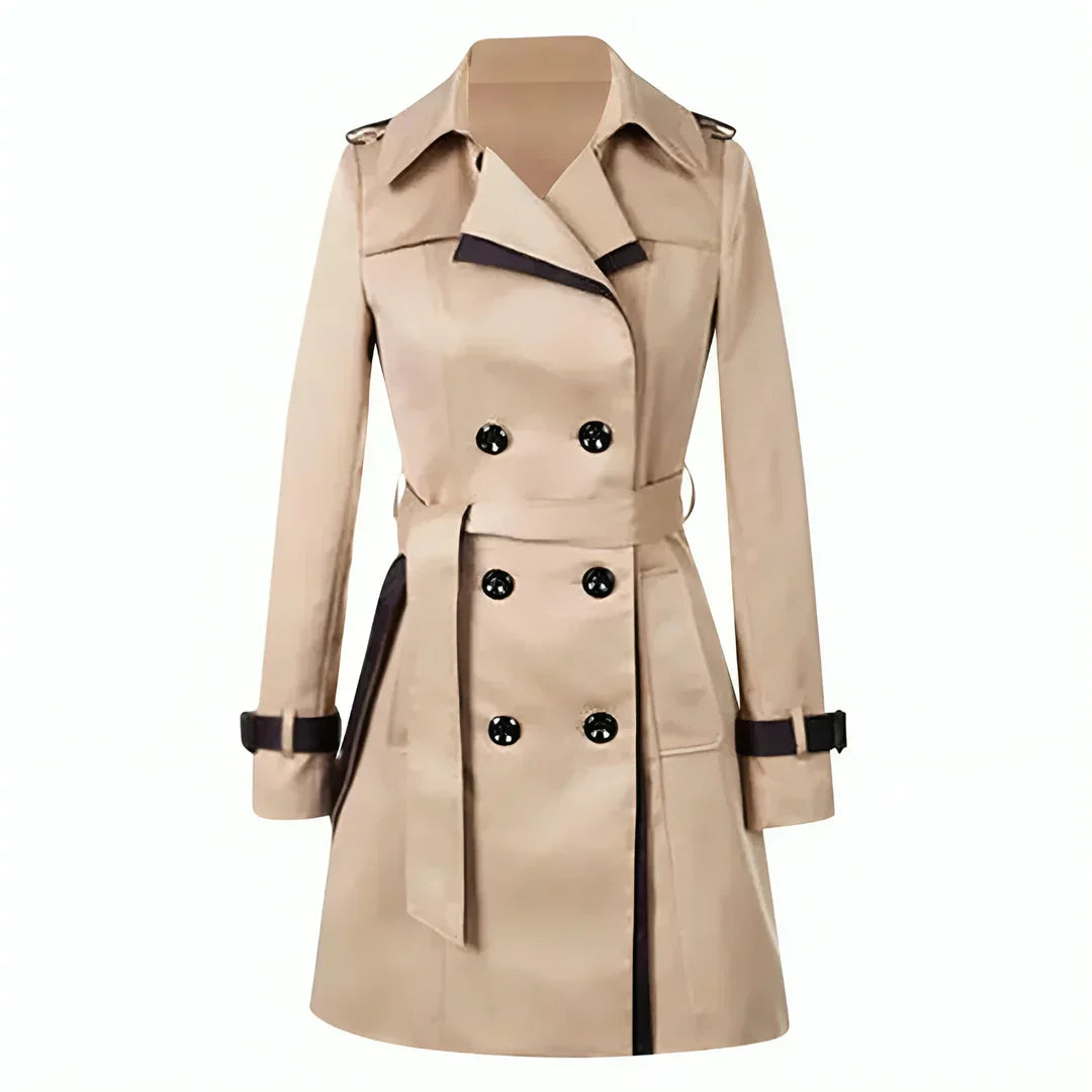 WW | Eleganter Damen Doppelt-Knopf-Trenchcoat für den Herbst