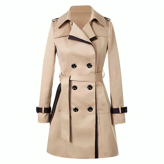WW | Eleganter Damen Doppelt-Knopf-Trenchcoat für den Herbst