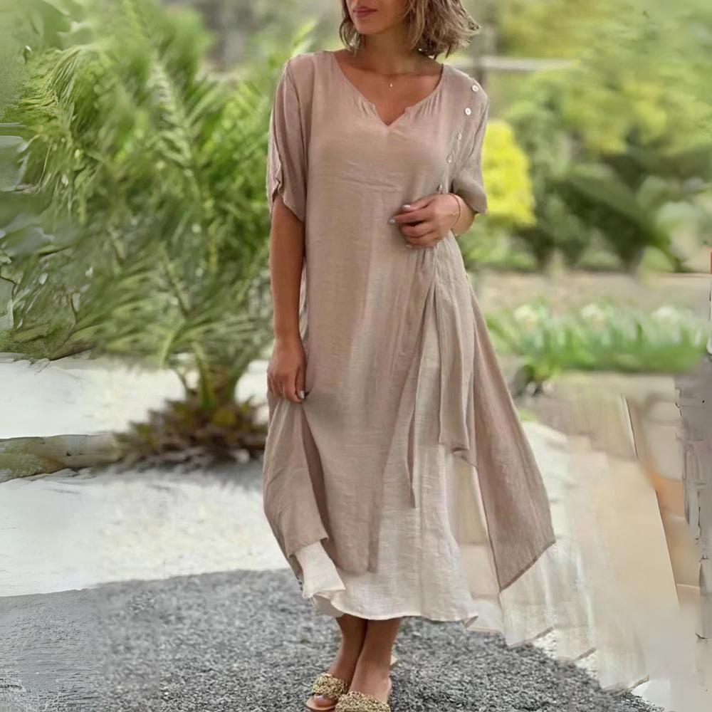 WW | Lässiges Asymmetrisches Kleid