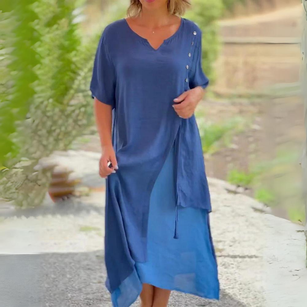 WW | Lässiges Asymmetrisches Kleid