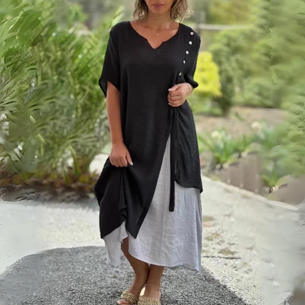 WW | Lässiges Asymmetrisches Kleid