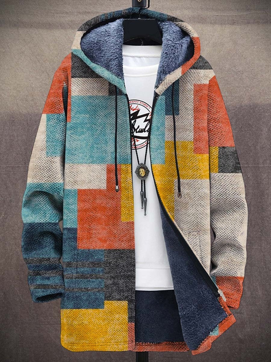 WW | Artistic Cardigan with Colorful Brushstrokes
