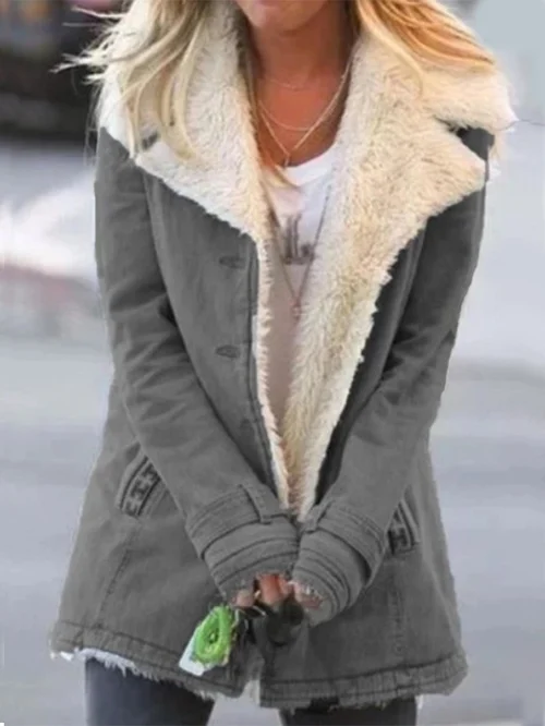 WW | Damen Warmer Wintermantel mit Schickem und Gemütlichem Design