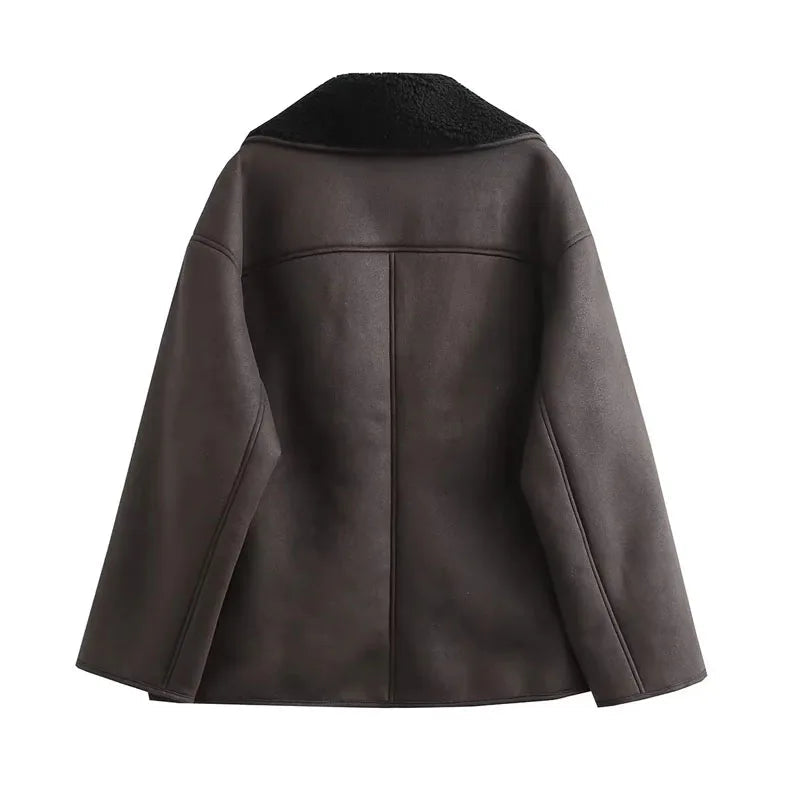 WW | Premium Women's Leather Jacket for Elegant Winter Style