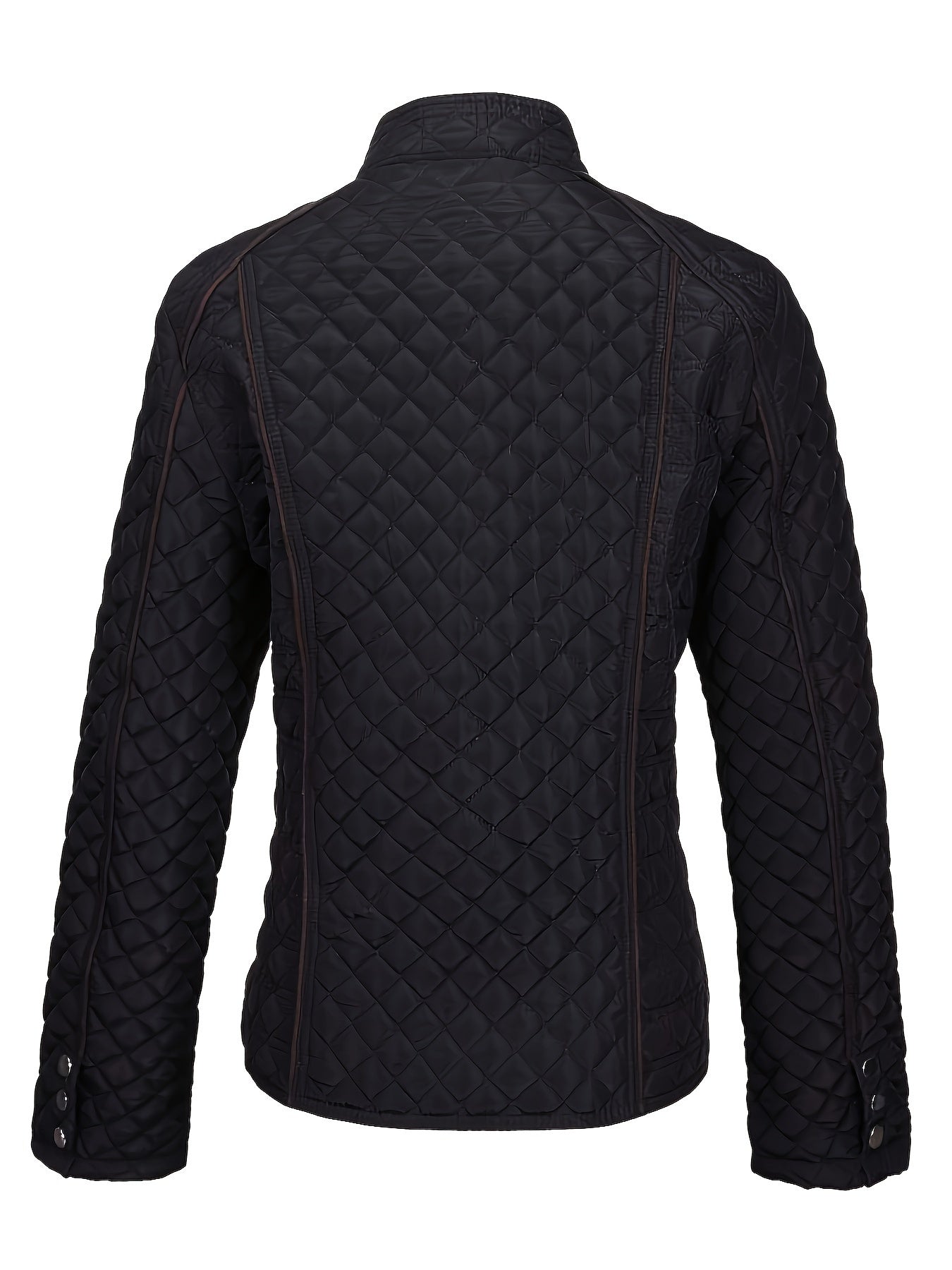 WW | Damen Gefütterte Winterjacke mit Reißverschluss und Luxuriösem Material