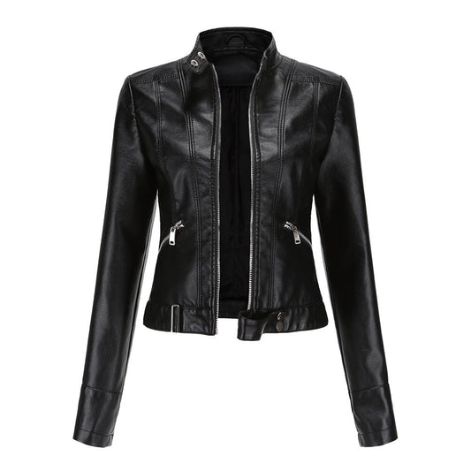 WW | Stylische Passform Lederjacke für Frauen - Heben Sie Ihren Look hervor