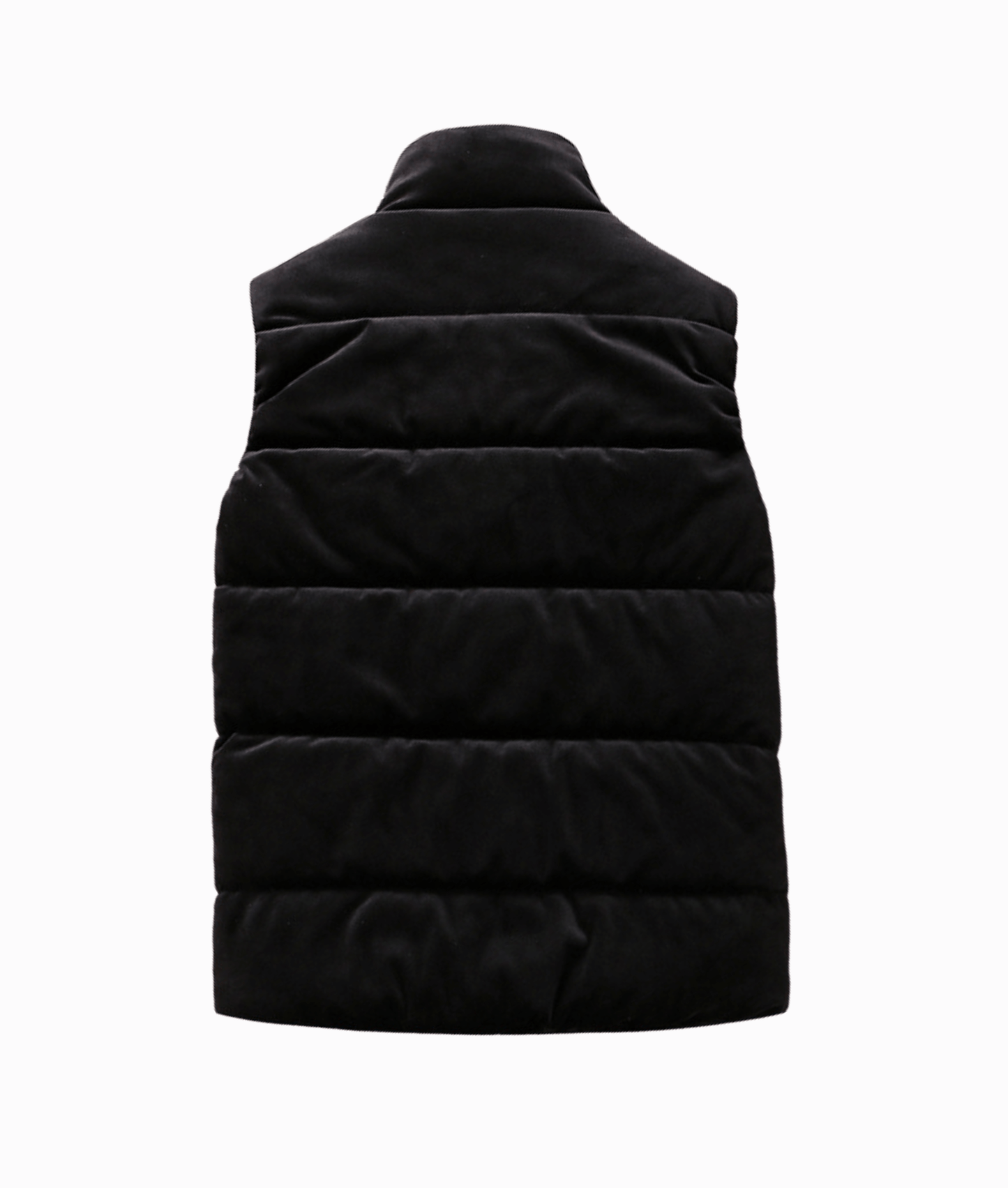 WW | Relaxed-Fit Vest with Zipper and Stand-Up Collar
