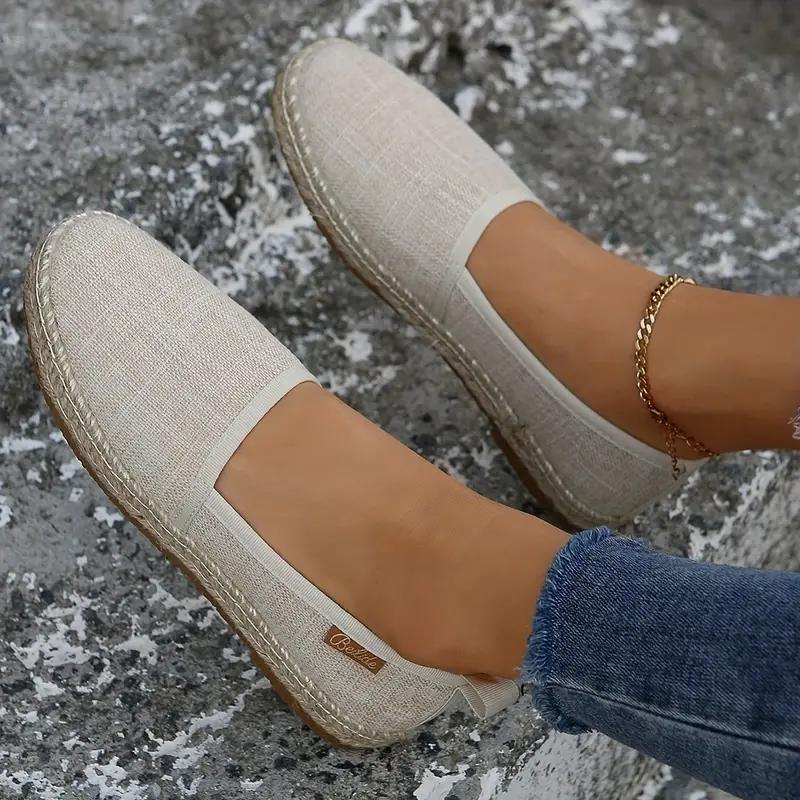 WW | Espadrilles, Flache, Leichte Schuhe Aus Segeltuch