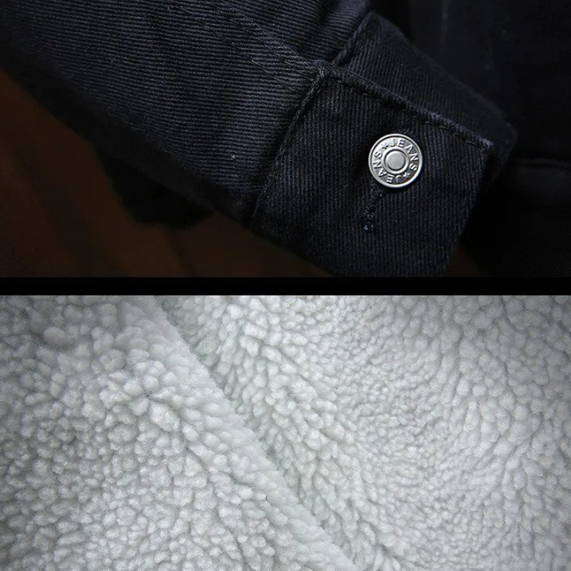 WW | Jeansjacke für Herren mit Fleecefutter