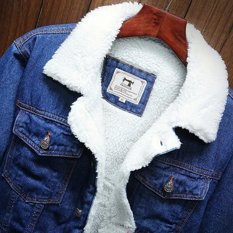 WW | Jeansjacke für Herren mit Fleecefutter