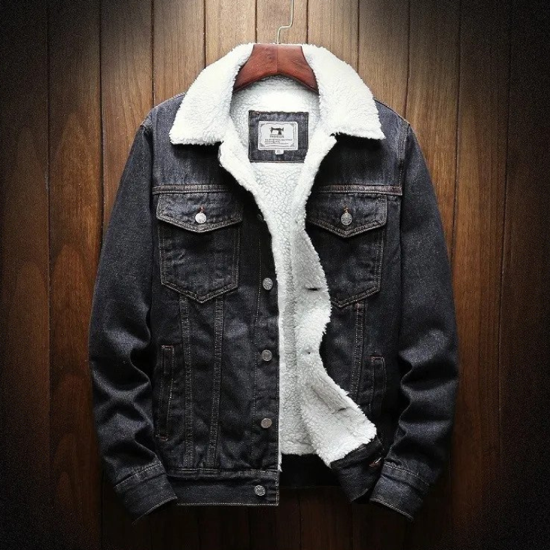 WW | Jeansjacke für Herren mit Fleecefutter