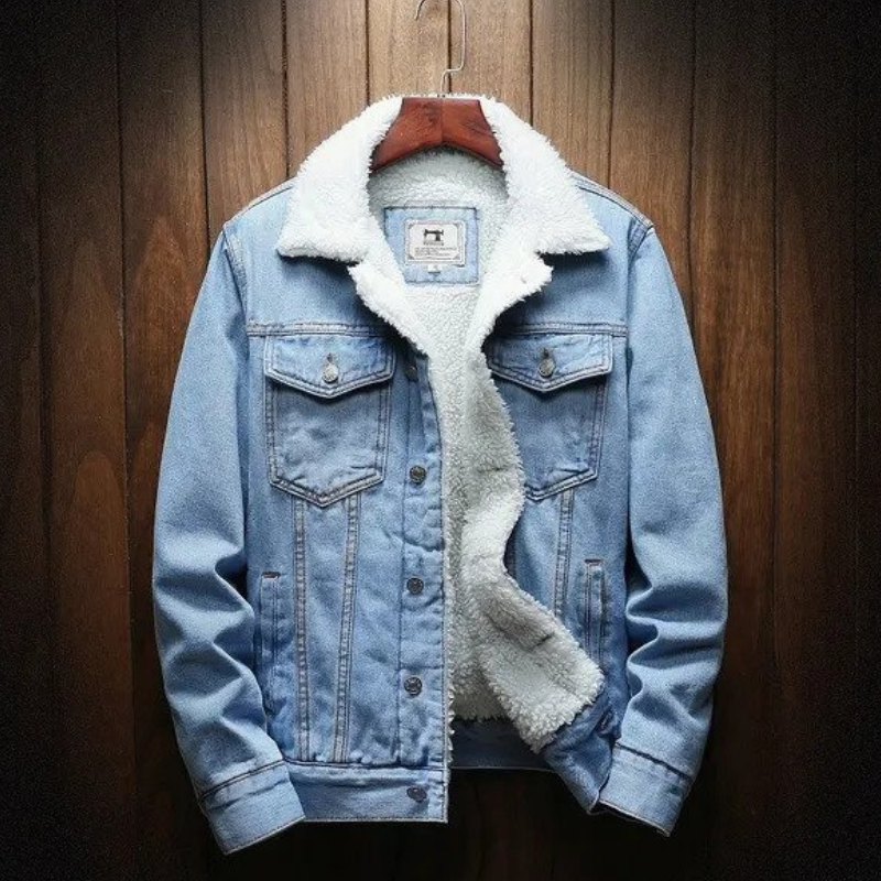 WW | Jeansjacke für Herren mit Fleecefutter