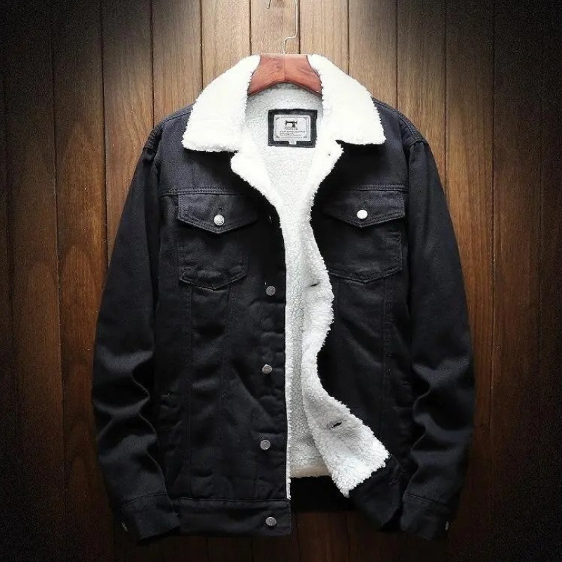 WW | Jeansjacke für Herren mit Fleecefutter