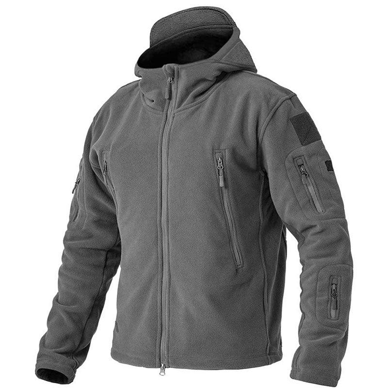 WW | Bequeme winddichte Fleecejacke für Männer bei kaltem Wetter