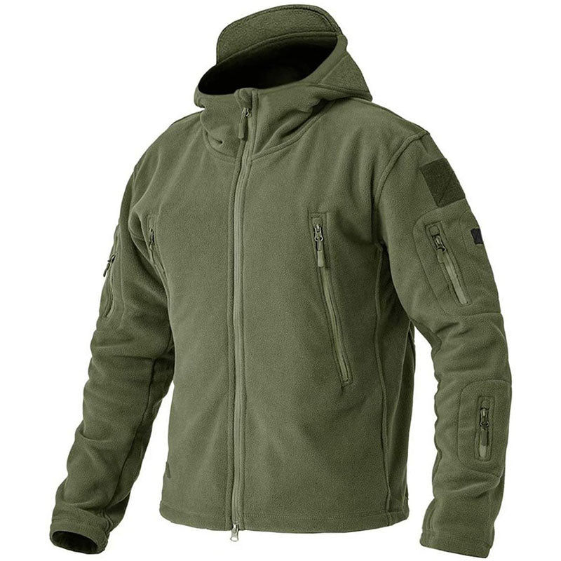 WW | Bequeme winddichte Fleecejacke für Männer bei kaltem Wetter