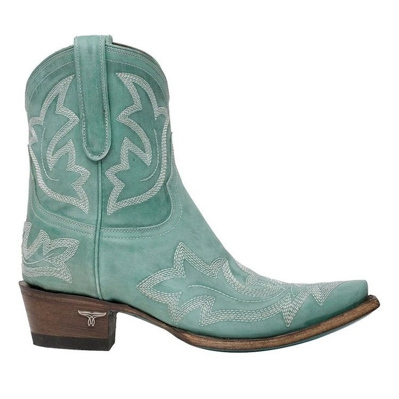 WW | Embroidered Leather Cowboy Boots