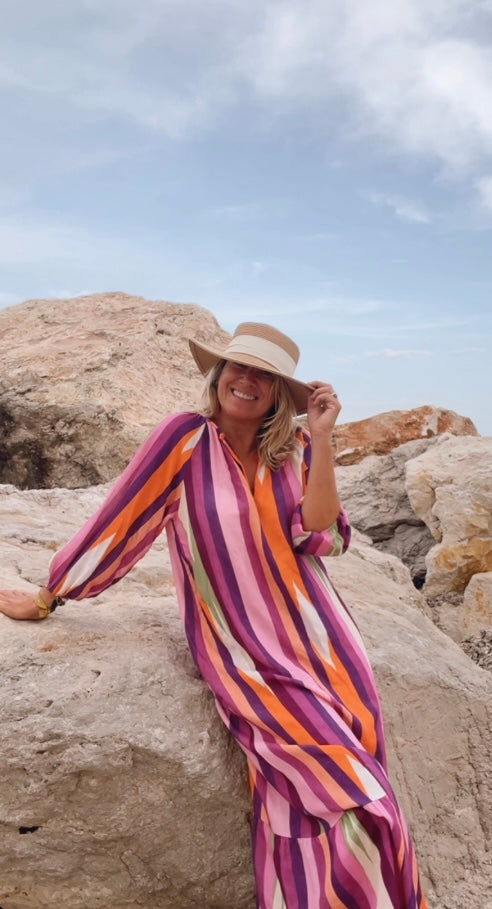 LUNARA™ | Pink Mykonos Dress