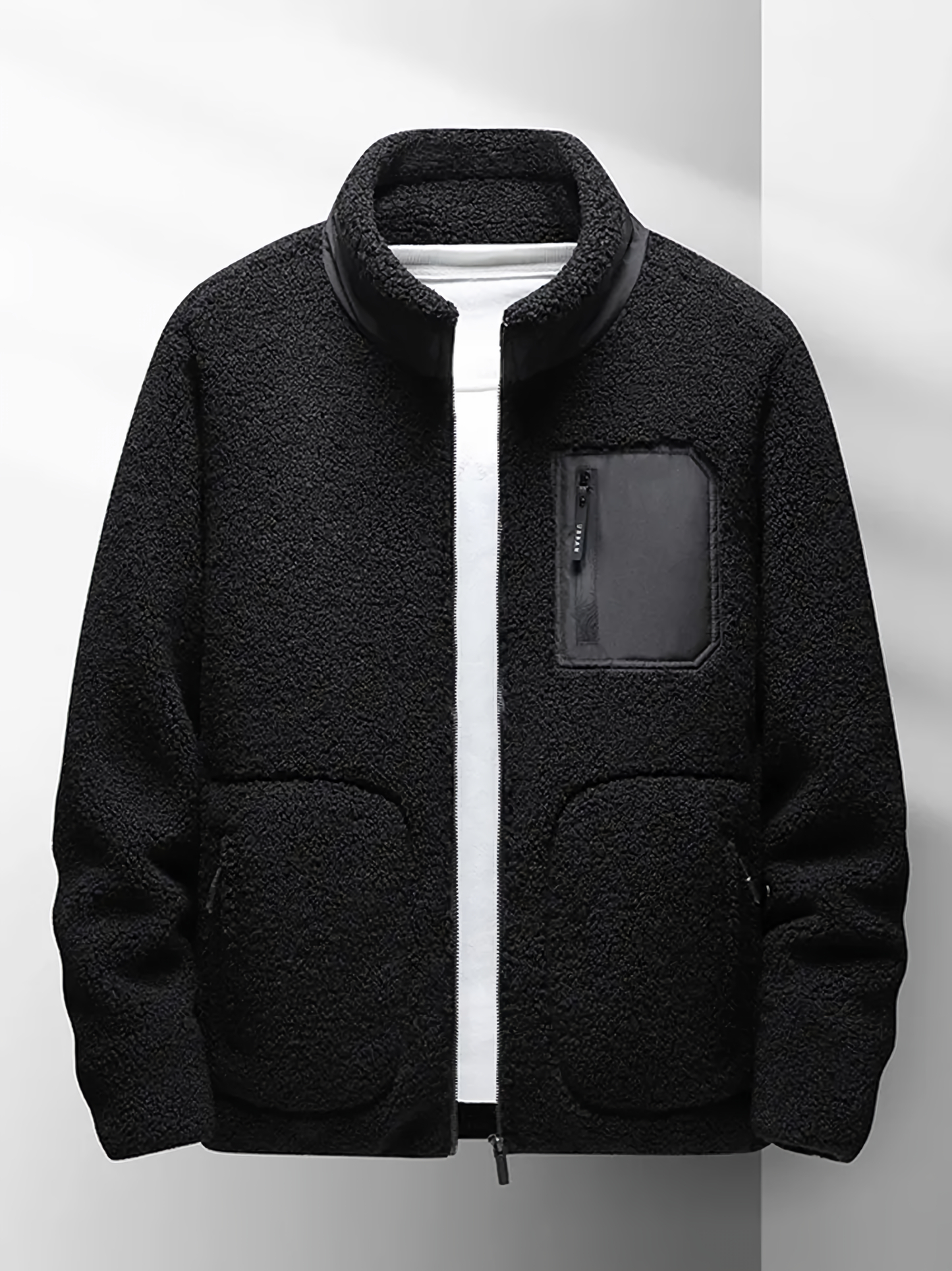 WW | Herren Freizeit Zip-Jacke - Hoher Kragen