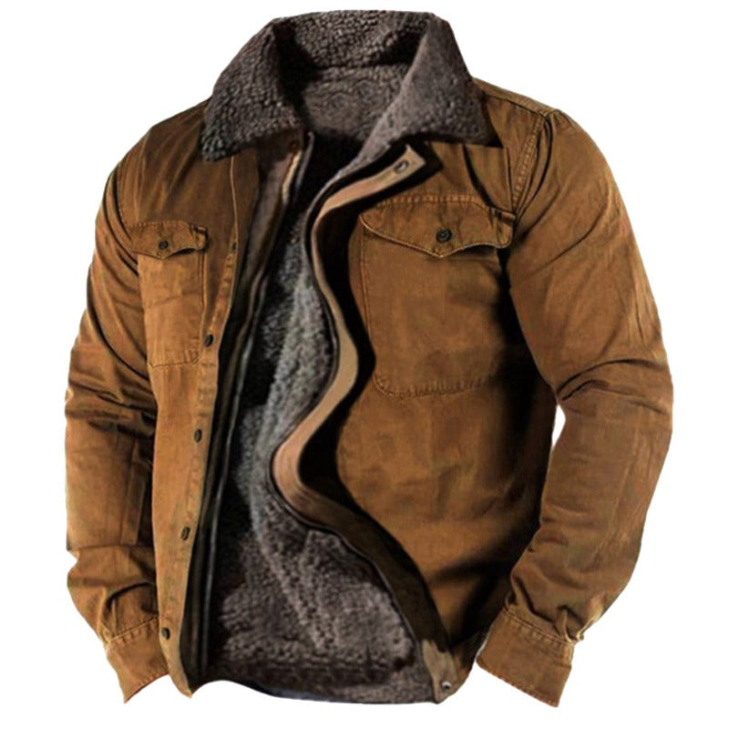 WW | Warm Winter Jacket with Fur Lining for Men