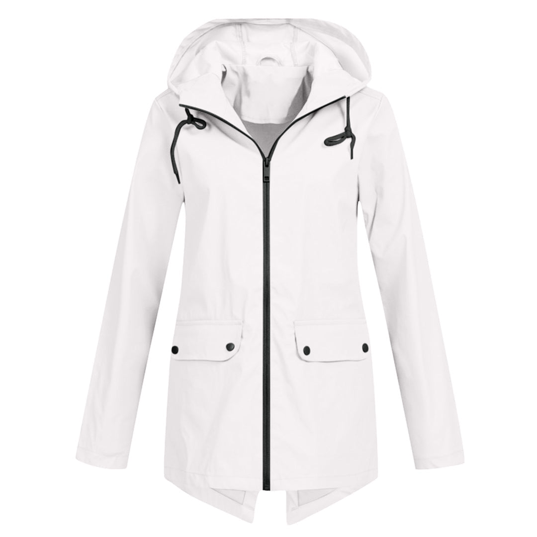 WW | Waterproof Hooded Rain Jacket - Lightweight Design - Adjustable Fit - Outdoor Essential