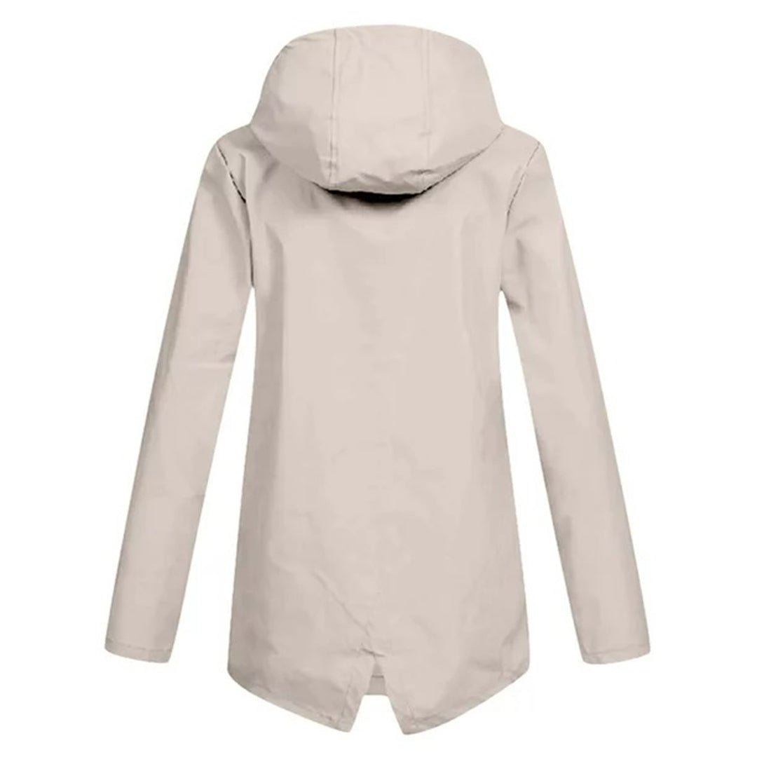 WW | Waterproof Hooded Rain Jacket - Lightweight Design - Adjustable Fit - Outdoor Essential