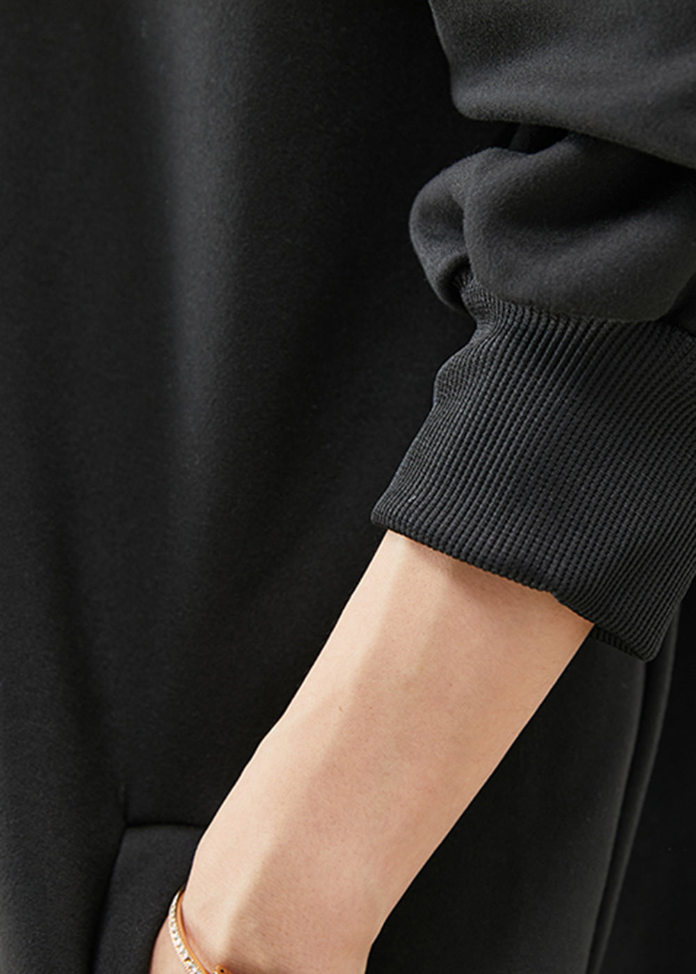 WW | Black Oversized Cotton Jackets