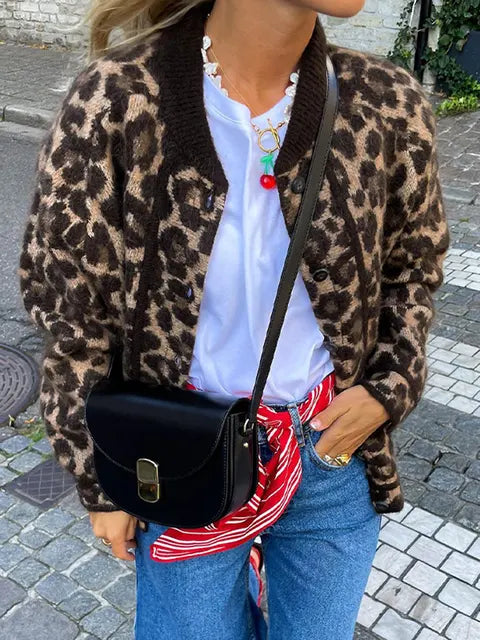 WW | Stylish Leopard Print Coat