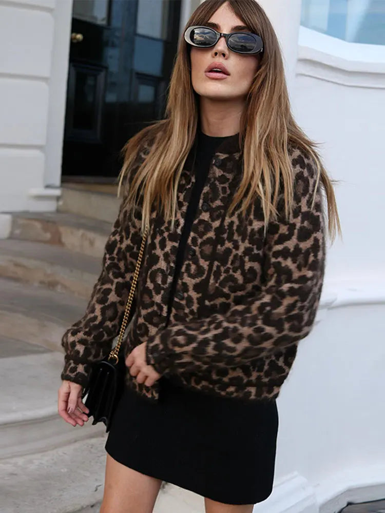 WW | Stylish Leopard Print Coat