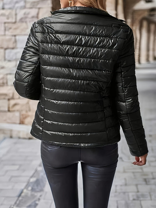 WW | Damen Pufferjacke mit Stehkragen und Weichem Futter