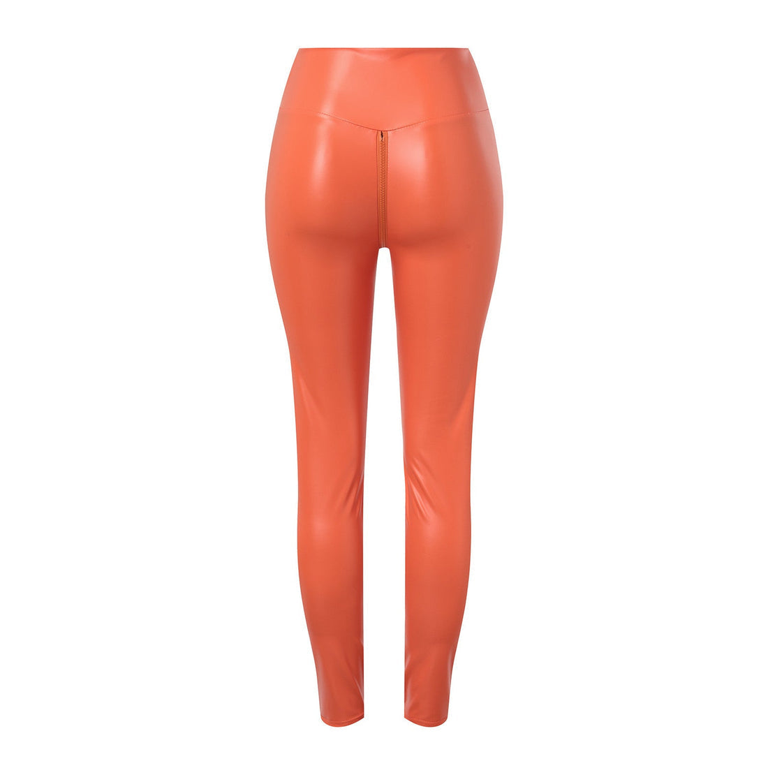 WW | Bequeme Und Figurformende Lederleggings Mit Reißverschluss Für Damen