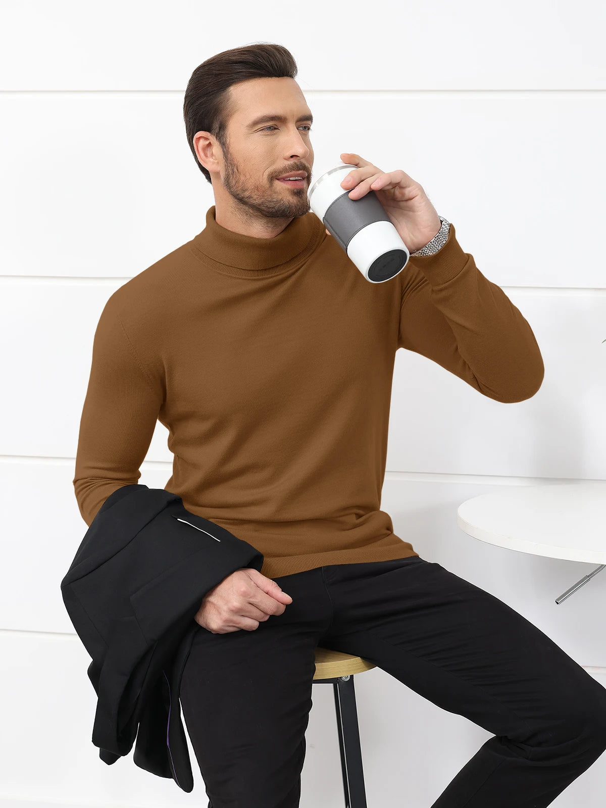WW | Rollkragenpullover - Herren Slim Fit