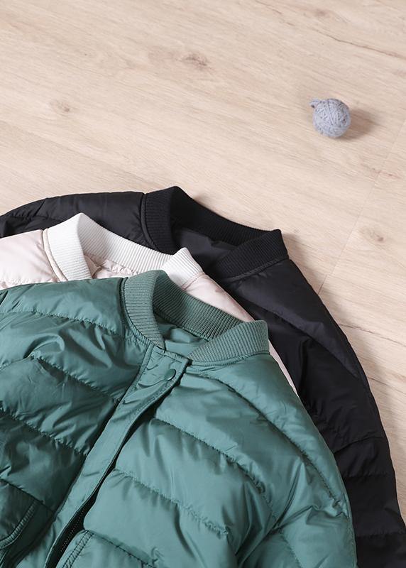 WW | lässige Damen Parka Jacken schwarz Große Taschen Daunenmantel Winter