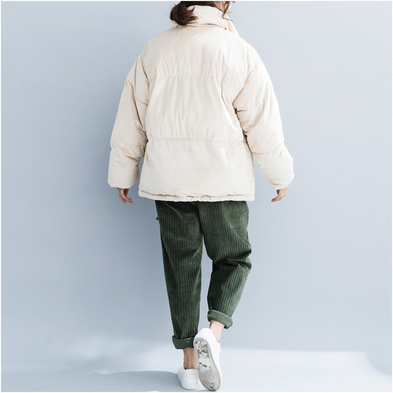 WW | nude Winterparkas Plus-Size-Bekleidung Stehkragen Schneejacken Warme dicke Wintermäntel