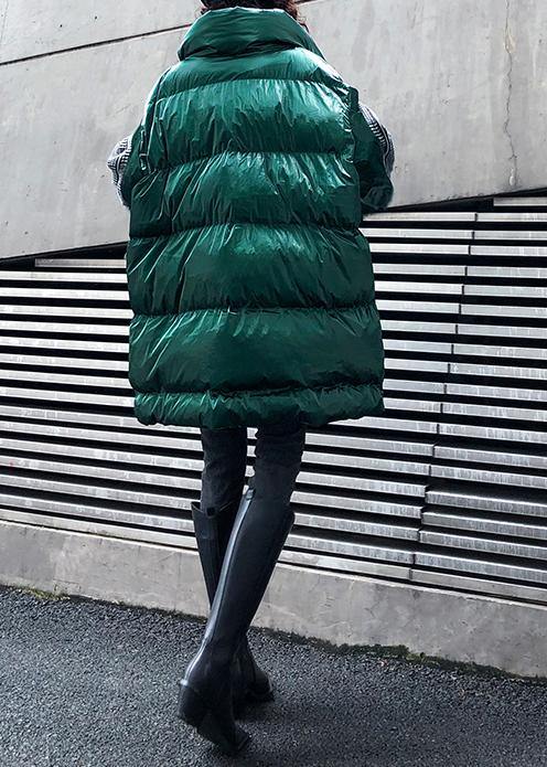 WW | Oversized Jackets & Coats Winter Coats Green Thick High Collar Parkas for Women