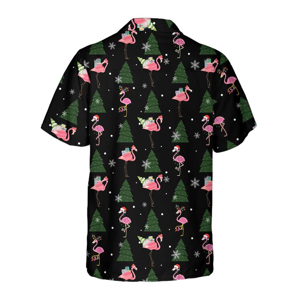 WW | Flamingo Frohe Weihnachten an euch alle Hawaii-Shirt, Lustiges Weihnachts-Shirt, Beste Weihnachtsgeschenk-Idee