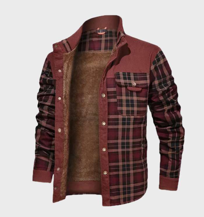WW | Fleece Lined Plaid Flannel Jacket Men's Clothing