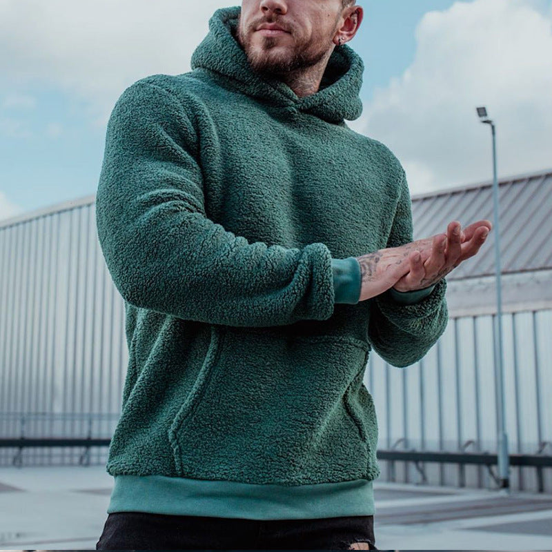 WW | Hooded Sweatshirt Comfortable Teddy Hoodie for Men